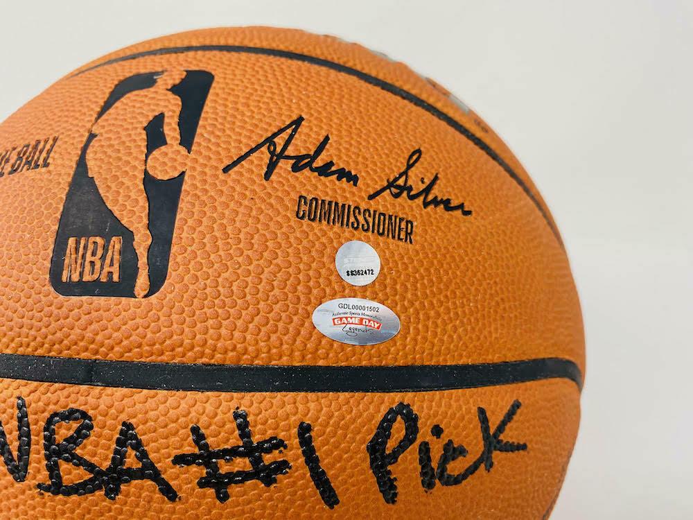 Deandre Ayton Signed LE Official NBA Game Ball Inscribed "2018 NBA #1 Pick" (Game Day Legends & Steiner) at PristineAuction.com Deandre Ayton Signed LE Official NBA Game Ball Inscribed "2018 NBA #1 Pick" (Game Day Legends & Steiner) at PristineAuction.com