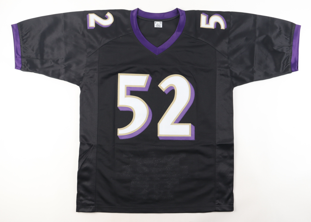 Ray Lewis Signed Career Highlight Stat Jersey (Beckett) at PristineAuction.com Ray Lewis Signed Career Highlight Stat Jersey (Beckett) at PristineAuction.com