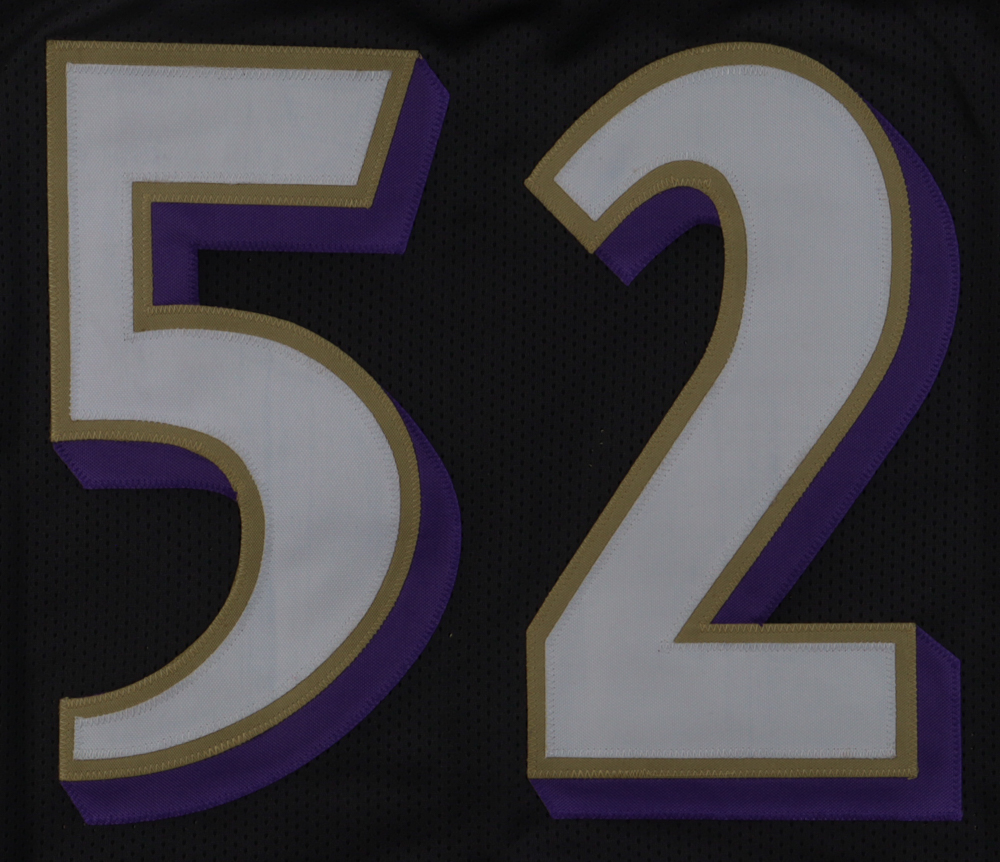 Ray Lewis Signed Career Highlight Stat Jersey (Beckett) at PristineAuction.com Ray Lewis Signed Career Highlight Stat Jersey (Beckett) at PristineAuction.com