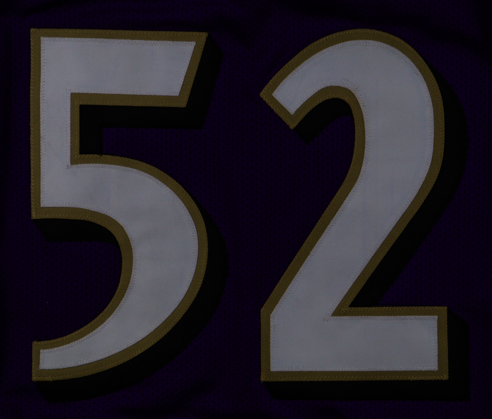 Ray Lewis Signed Career Highlight Stat Jersey (Beckett) at PristineAuction.com Ray Lewis Signed Career Highlight Stat Jersey (Beckett) at PristineAuction.com