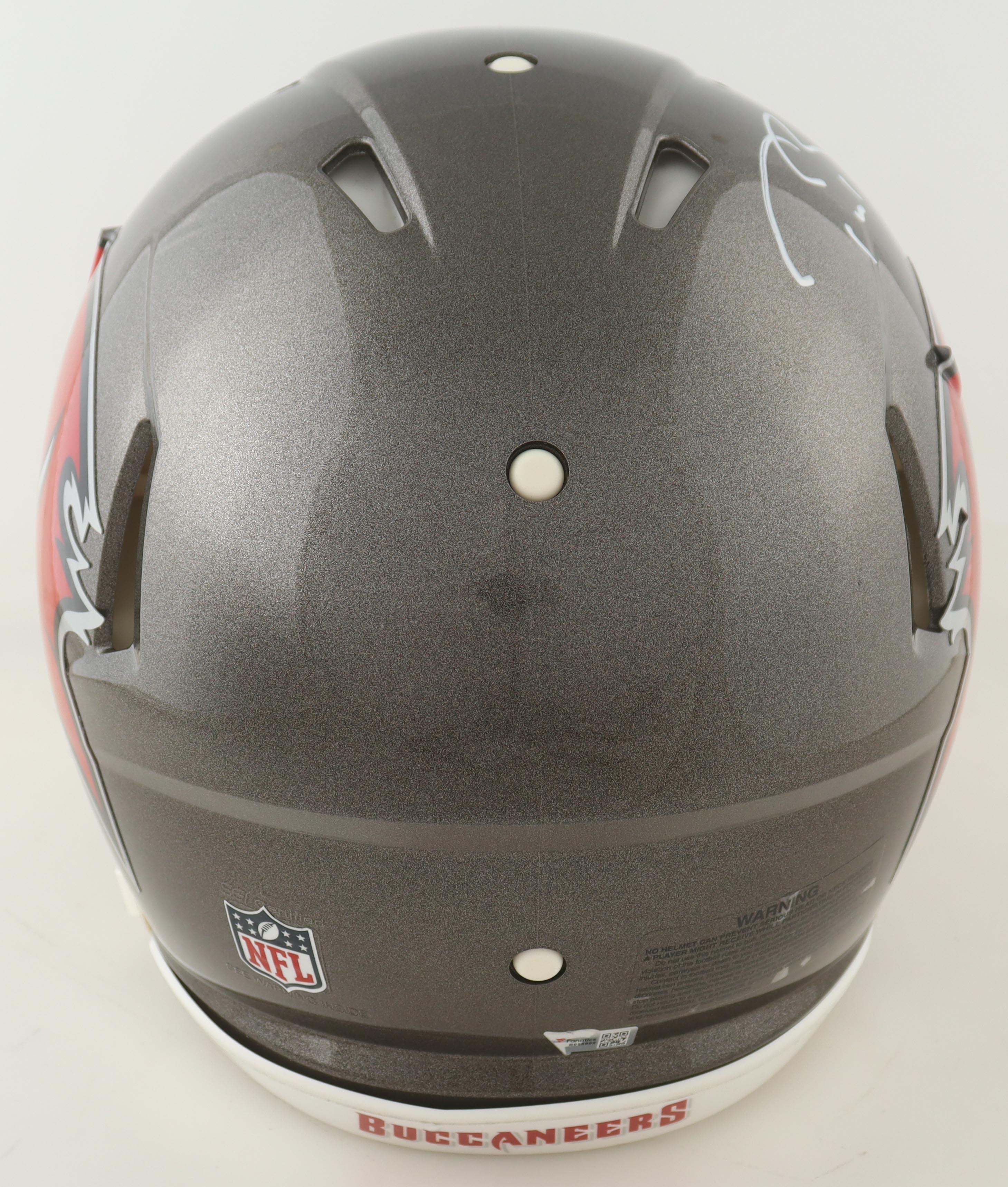 Tom Brady Signed Buccaneers Full-Size Authentic On-Field Helmet (Fanatics) at PristineAuction.com Tom Brady Signed Buccaneers Full-Size Authentic On-Field Helmet (Fanatics) at PristineAuction.com