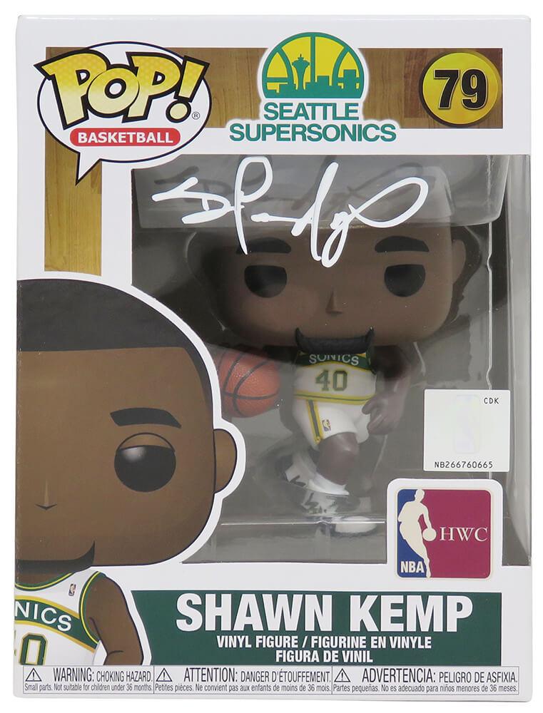 Shawn Kemp Signed SuperSonics #79 Funko Pop! Vinyl Figure (Schwartz) at PristineAuction.com Shawn Kemp Signed SuperSonics #79 Funko Pop! Vinyl Figure (Schwartz) at PristineAuction.com