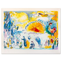 "La Procession De Noel" LE 28x20 Lithograph on Paper by Marc Chagall (Artova) at PristineAuction.com