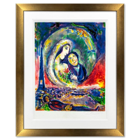 "Le Songe" LE 25x23 Custom Framed Lithograph by Marc Chagall (Artova) at PristineAuction.com