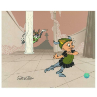 "What's Opera, Doc V" LE 16x13 Animation Cel with Hand-Painted Coloring by Chuck Jones (Artova) at PristineAuction.com