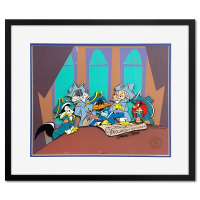 "Ducklaration of Independence" Sold Out LE 19x22 Custom Framed Sericel with Hand-Painted Color by Chuck Jones (Artova) at PristineAuction.com