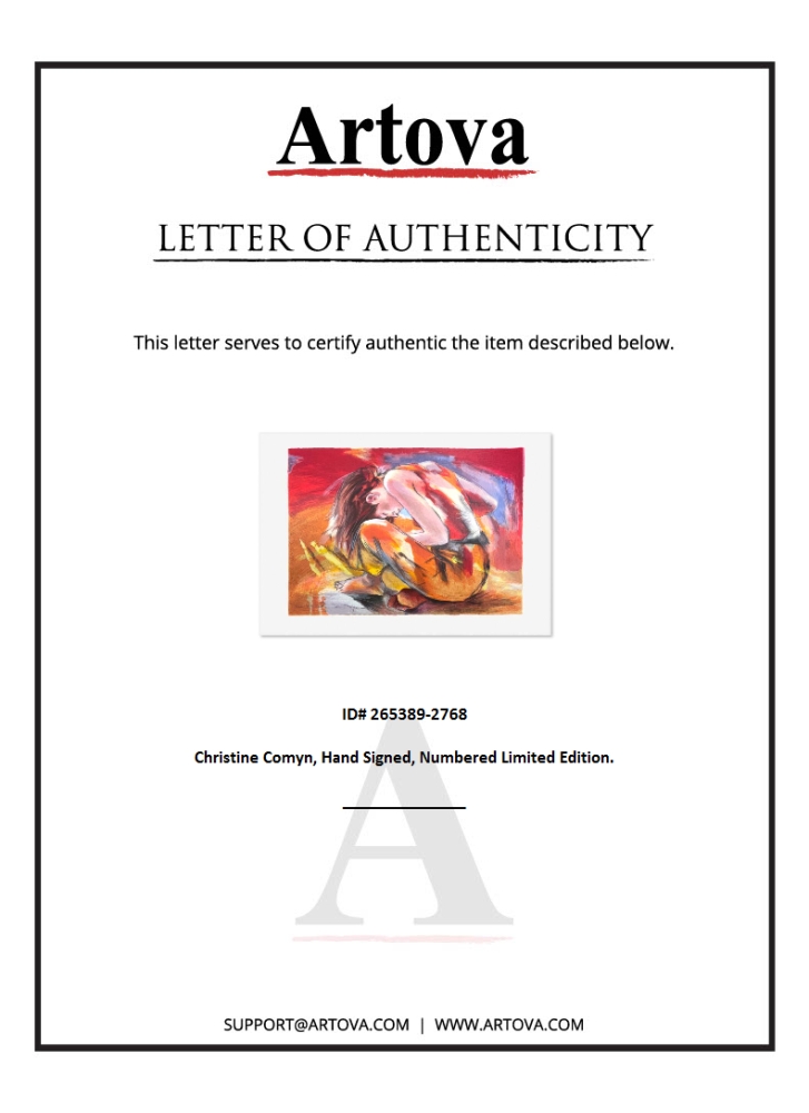 "Untitled" LE 8x11 Mixed Media on Paper by Christine Comyn (Artova) at PristineAuction.com "Untitled" LE 8x11 Mixed Media on Paper by Christine Comyn (Artova) at PristineAuction.com