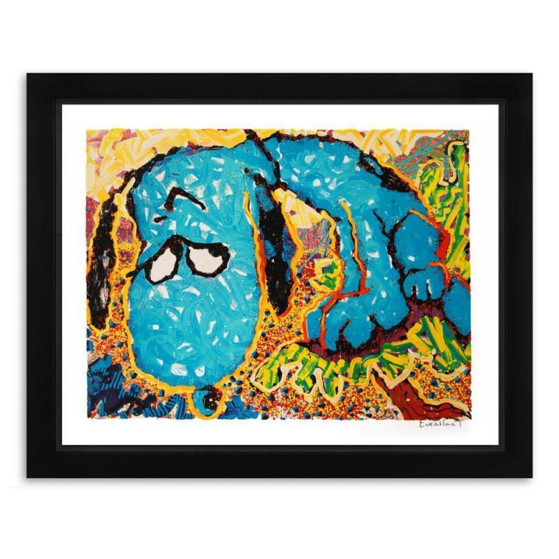 "Hollywood Hound Dog" LE 36x28 Custom Framed Hand-Pulled Original Lithograph by Tom Everhart (Artova) at PristineAuction.com "Hollywood Hound Dog" LE 36x28 Custom Framed Hand-Pulled Original Lithograph by Tom Everhart (Artova) at PristineAuction.com