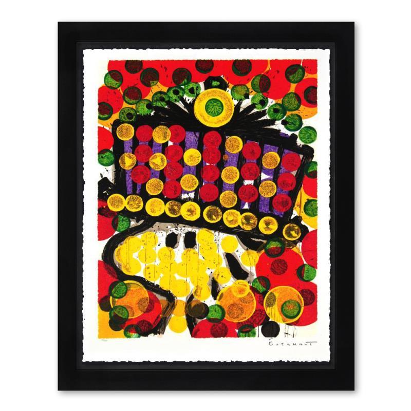 "Bird Of Paradise" LE 27x34 Custom Framed Hand-Pulled Original Lithograph by Tom Everhart (Artova) at PristineAuction.com "Bird Of Paradise" LE 27x34 Custom Framed Hand-Pulled Original Lithograph by Tom Everhart (Artova) at PristineAuction.com