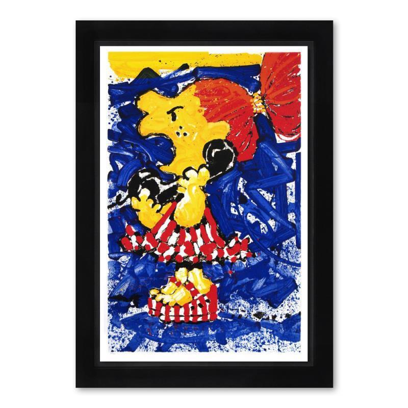 "1-800 My Hair Is Pulled Too Tight" LE 29x44 Custom Framed Hand-Pulled Original Lithograph by Tom Everhart (Artova) at PristineAuction.com "1-800 My Hair Is Pulled Too Tight" LE 29x44 Custom Framed Hand-Pulled Original Lithograph by Tom Everhart (Artova) at PristineAuction.com