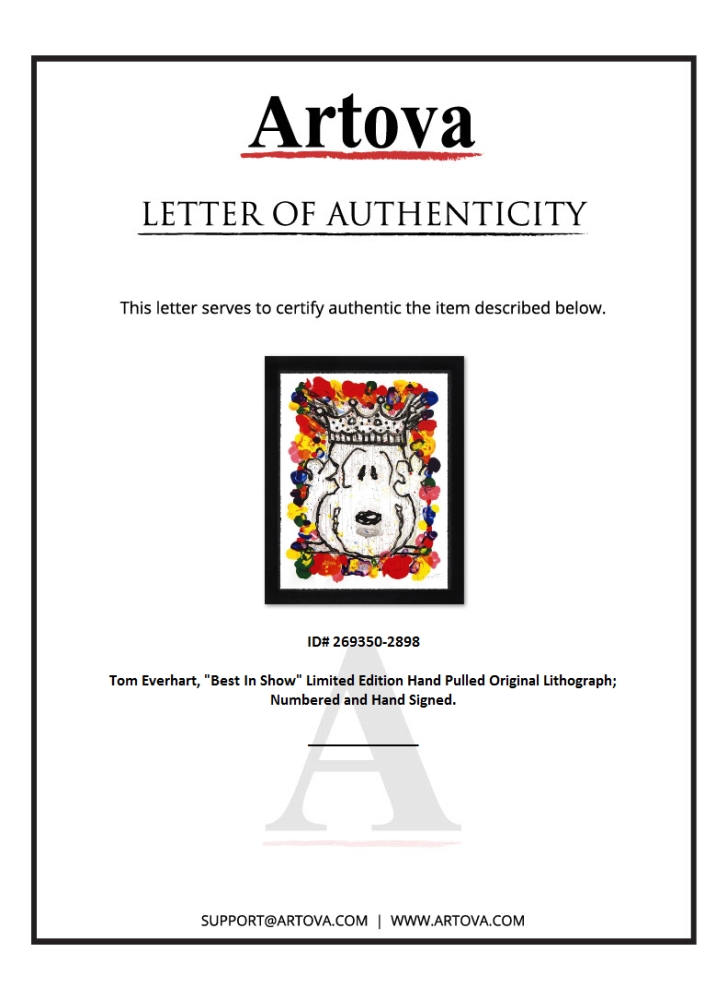 "Best In Show" LE 30x40 Custom Framed Hand-Pulled Original Lithograph by Tom Everhart (Artova) at PristineAuction.com "Best In Show" LE 30x40 Custom Framed Hand-Pulled Original Lithograph by Tom Everhart (Artova) at PristineAuction.com