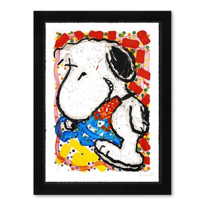 "Hip Hop Hound" LE 34x51 Custom Framed Hand-Pulled Original Lithograph by Tom Everhart (Artova) at PristineAuction.com "Hip Hop Hound" LE 34x51 Custom Framed Hand-Pulled Original Lithograph by Tom Everhart (Artova) at PristineAuction.com