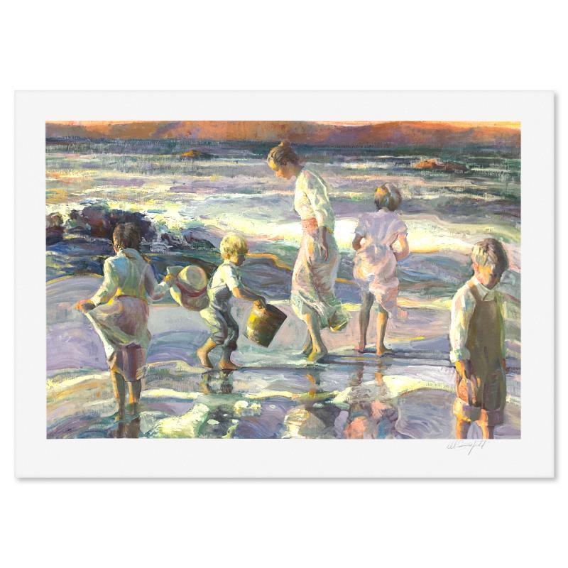 "Frolicking at the Seashore" LE 29x41 Printer's Proof Serigraph by Don Hatfield (Artova) at PristineAuction.com "Frolicking at the Seashore" LE 29x41 Printer's Proof Serigraph by Don Hatfield (Artova) at PristineAuction.com
