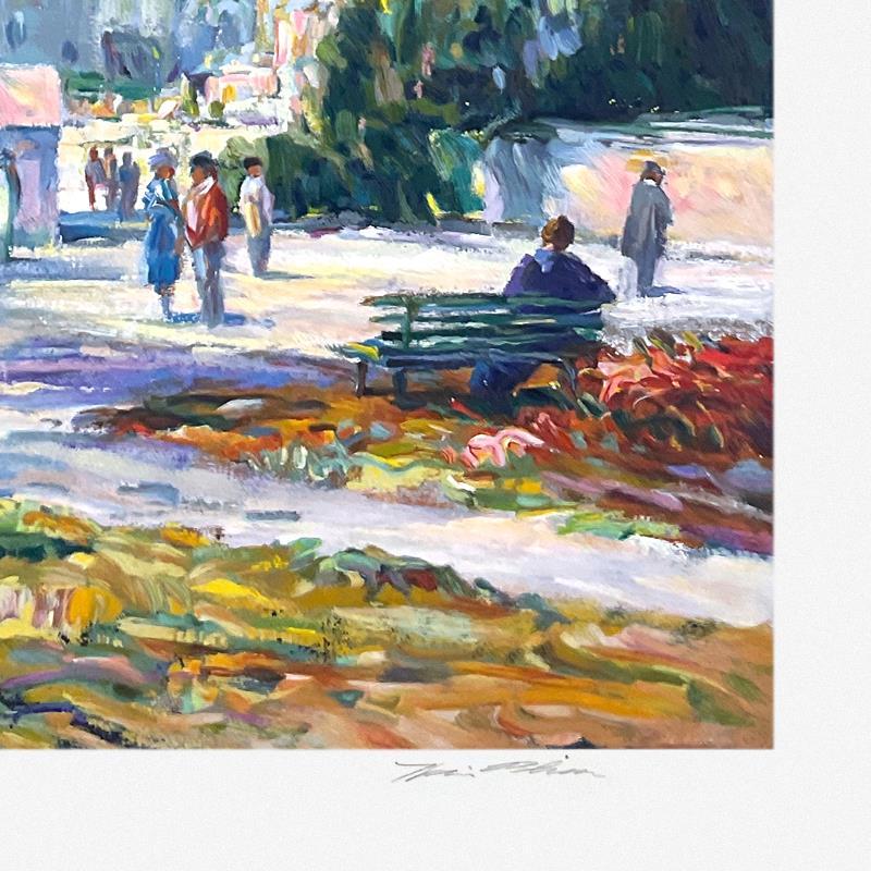 "Sunday Outing" LE 28x35 Printer's Proof Serigraph by Henri Plisson (Artova) at PristineAuction.com "Sunday Outing" LE 28x35 Printer's Proof Serigraph by Henri Plisson (Artova) at PristineAuction.com