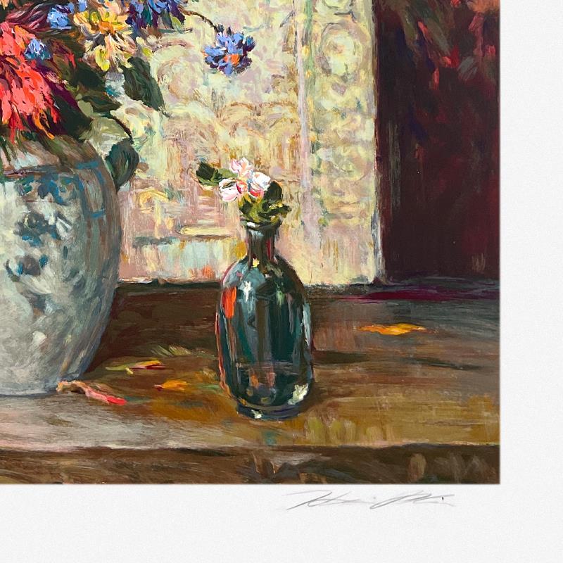 "Chang Vase" LE 35x30 Serigraph by Henri Plisson (Artova) at PristineAuction.com "Chang Vase" LE 35x30 Serigraph by Henri Plisson (Artova) at PristineAuction.com