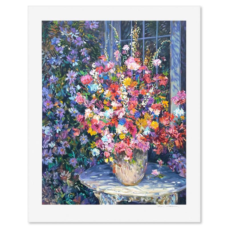 "Garden Potpourri" LE 35x29 Serigraph by Henri Plisson (Artova) at PristineAuction.com "Garden Potpourri" LE 35x29 Serigraph by Henri Plisson (Artova) at PristineAuction.com