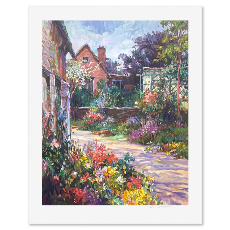 "Chichester Garden" LE 35x30 Serigraph by Henri Plisson (Artova) at PristineAuction.com "Chichester Garden" LE 35x30 Serigraph by Henri Plisson (Artova) at PristineAuction.com