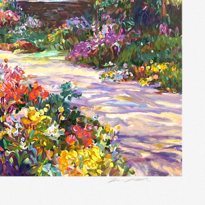 "Chichester Garden" LE 35x30 Serigraph by Henri Plisson (Artova) at PristineAuction.com "Chichester Garden" LE 35x30 Serigraph by Henri Plisson (Artova) at PristineAuction.com