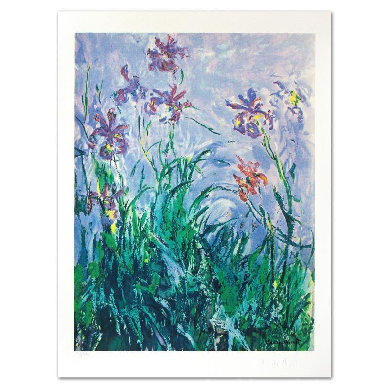 "Iris" LE 21x16 Lithograph by Claude Monet at PristineAuction.com "Iris" LE 21x16 Lithograph by Claude Monet at PristineAuction.com