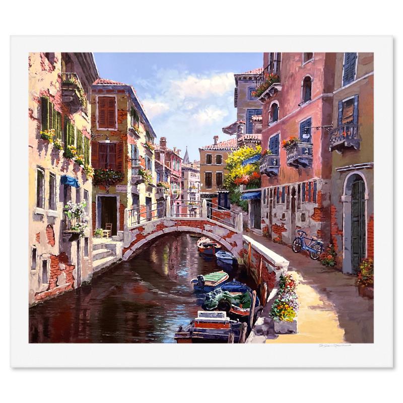 "Venice" LE 36x42 Printer's Proof Serigraph by Sam Park (PA) at PristineAuction.com "Venice" LE 36x42 Printer's Proof Serigraph by Sam Park (PA) at PristineAuction.com