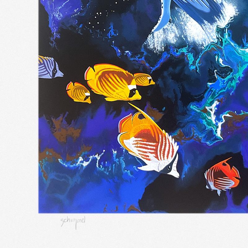 "Moondance" LE 27x34 Printer's Proof Serigraph by William Schimmel (PA) at PristineAuction.com "Moondance" LE 27x34 Printer's Proof Serigraph by William Schimmel (PA) at PristineAuction.com