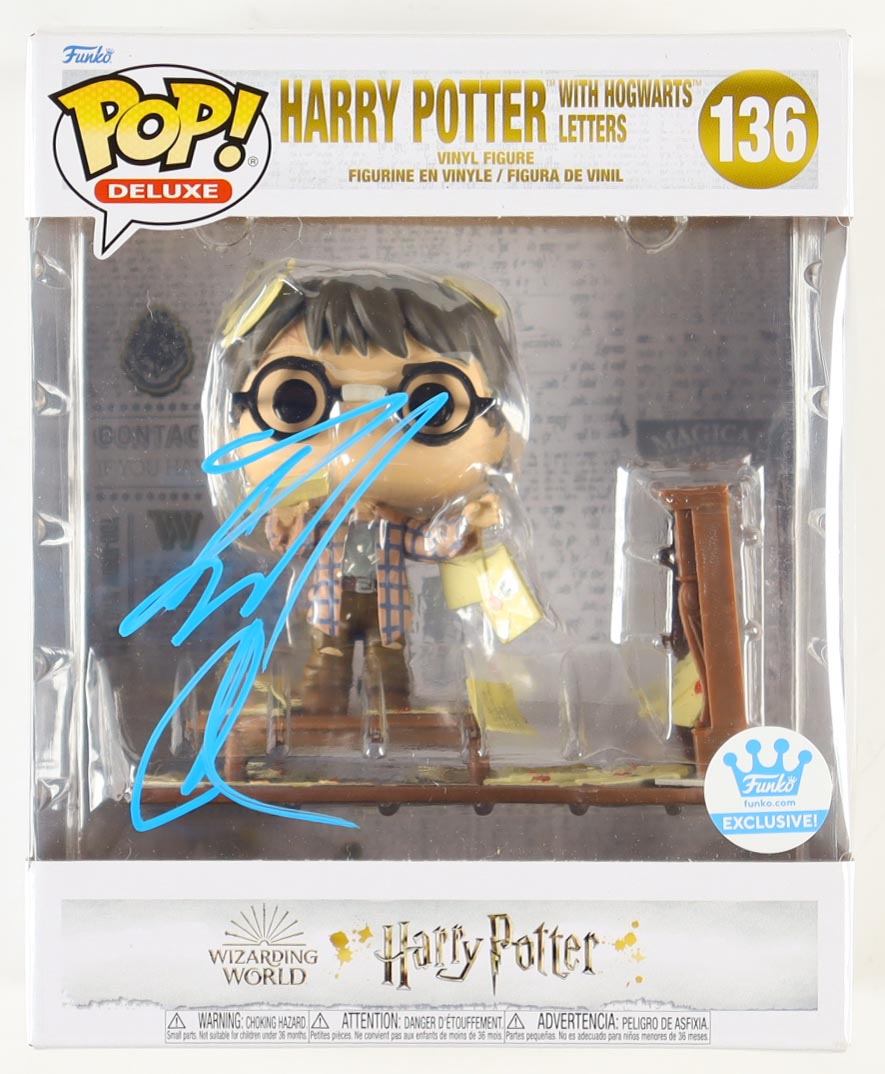 Daniel Radcliffe Signed "Wizarding World: Harry Potter" #136 Harry Potter With Hogwarts Letters Funko Pop! Vinyl Figure (ACOA) at PristineAuction.com Daniel Radcliffe Signed "Wizarding World: Harry Potter" #136 Harry Potter With Hogwarts Letters Funko Pop! Vinyl Figure (ACOA) at PristineAuction.com