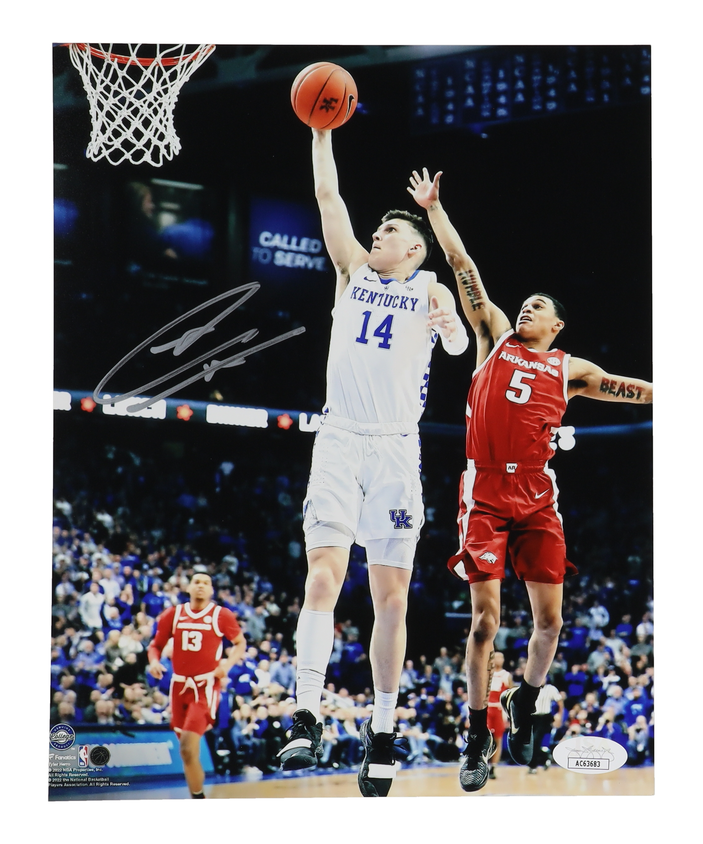 Tyler Herro Signed Wildcats 8x10 Photo (JSA) at PristineAuction.com Tyler Herro Signed Wildcats 8x10 Photo (JSA) at PristineAuction.com