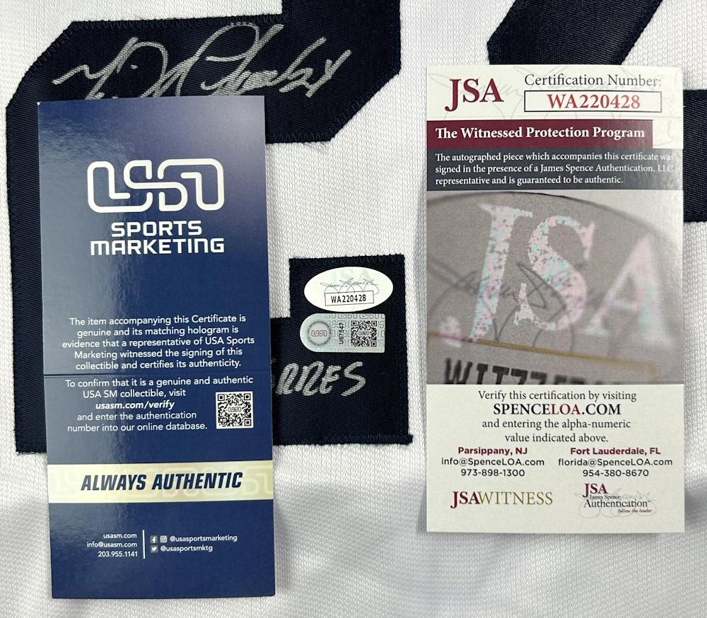 Miguel Cabrera Signed Jersey Insribed "Jose Miguel Cabrera Torres" (JSA & USA SM) at PristineAuction.com Miguel Cabrera Signed Jersey Insribed "Jose Miguel Cabrera Torres" (JSA & USA SM) at PristineAuction.com