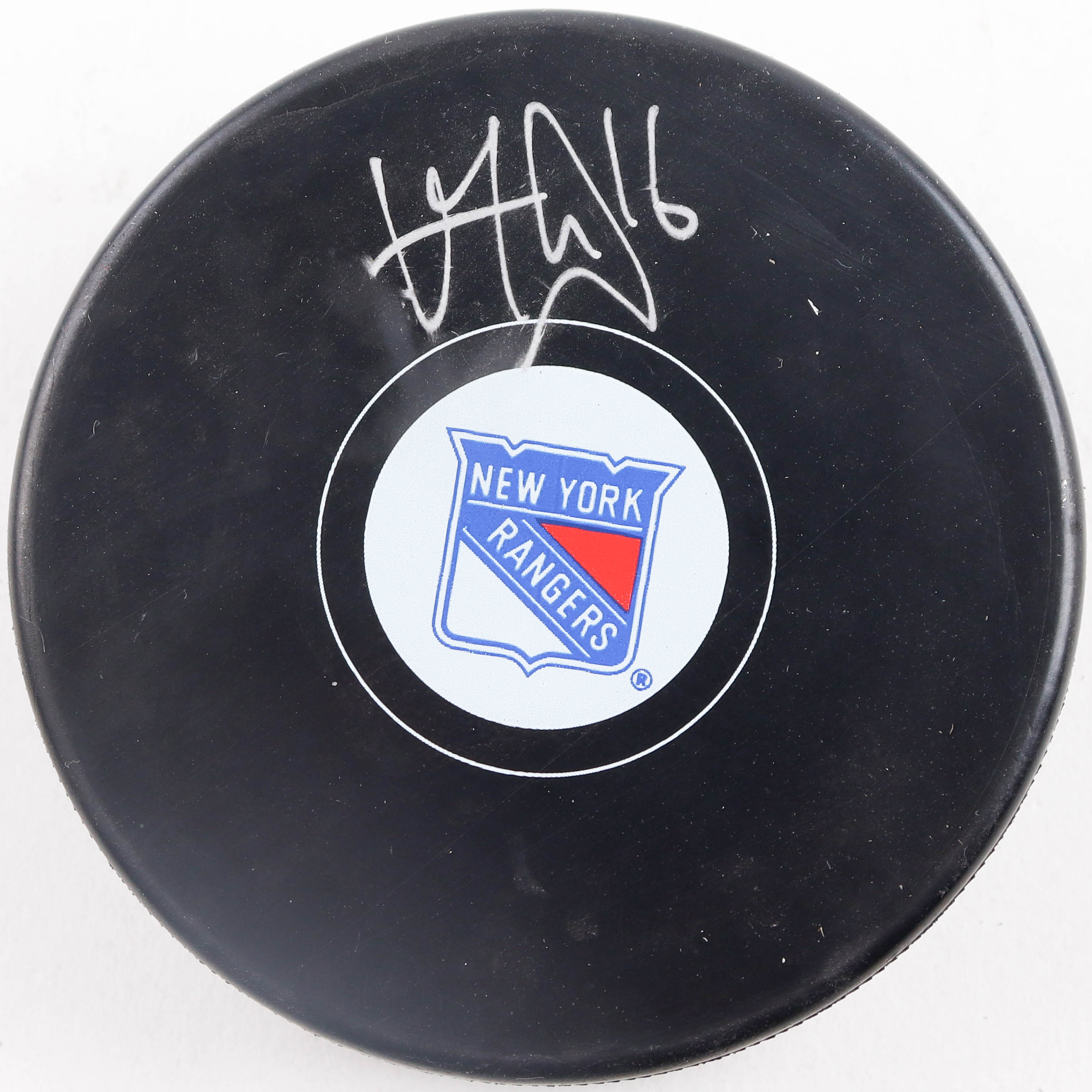 Vincent Trocheck Signed Rangers Logo Hockey Puck (Fanatics) at PristineAuction.com Vincent Trocheck Signed Rangers Logo Hockey Puck (Fanatics) at PristineAuction.com