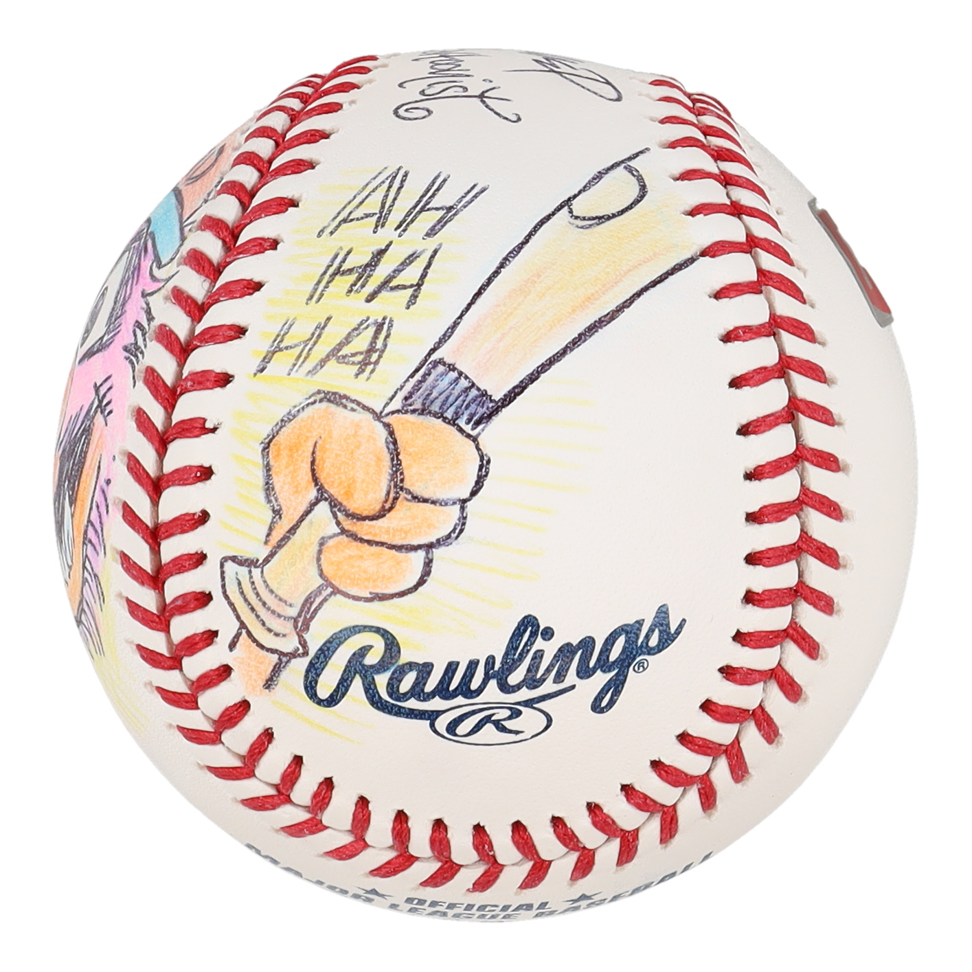 The Muppets | Original Art OML Baseball Signed by Guy Gilchrist (1/1 Original Art) at PristineAuction.com The Muppets | Original Art OML Baseball Signed by Guy Gilchrist (1/1 Original Art) at PristineAuction.com