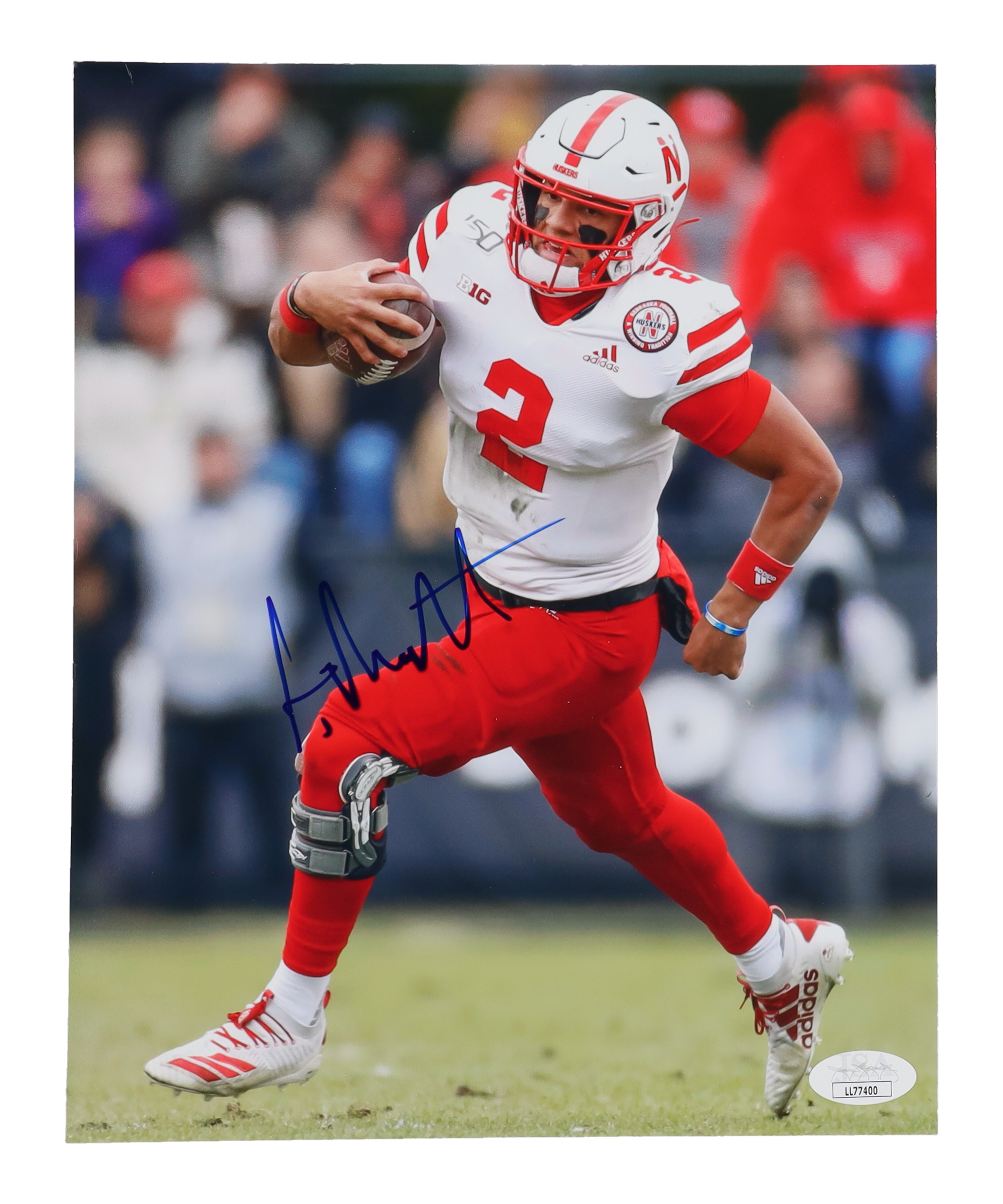 Adrian Martinez Signed Nebraska Cornhuskers 8x10 Photo (JSA) at PristineAuction.com Adrian Martinez Signed Nebraska Cornhuskers 8x10 Photo (JSA) at PristineAuction.com