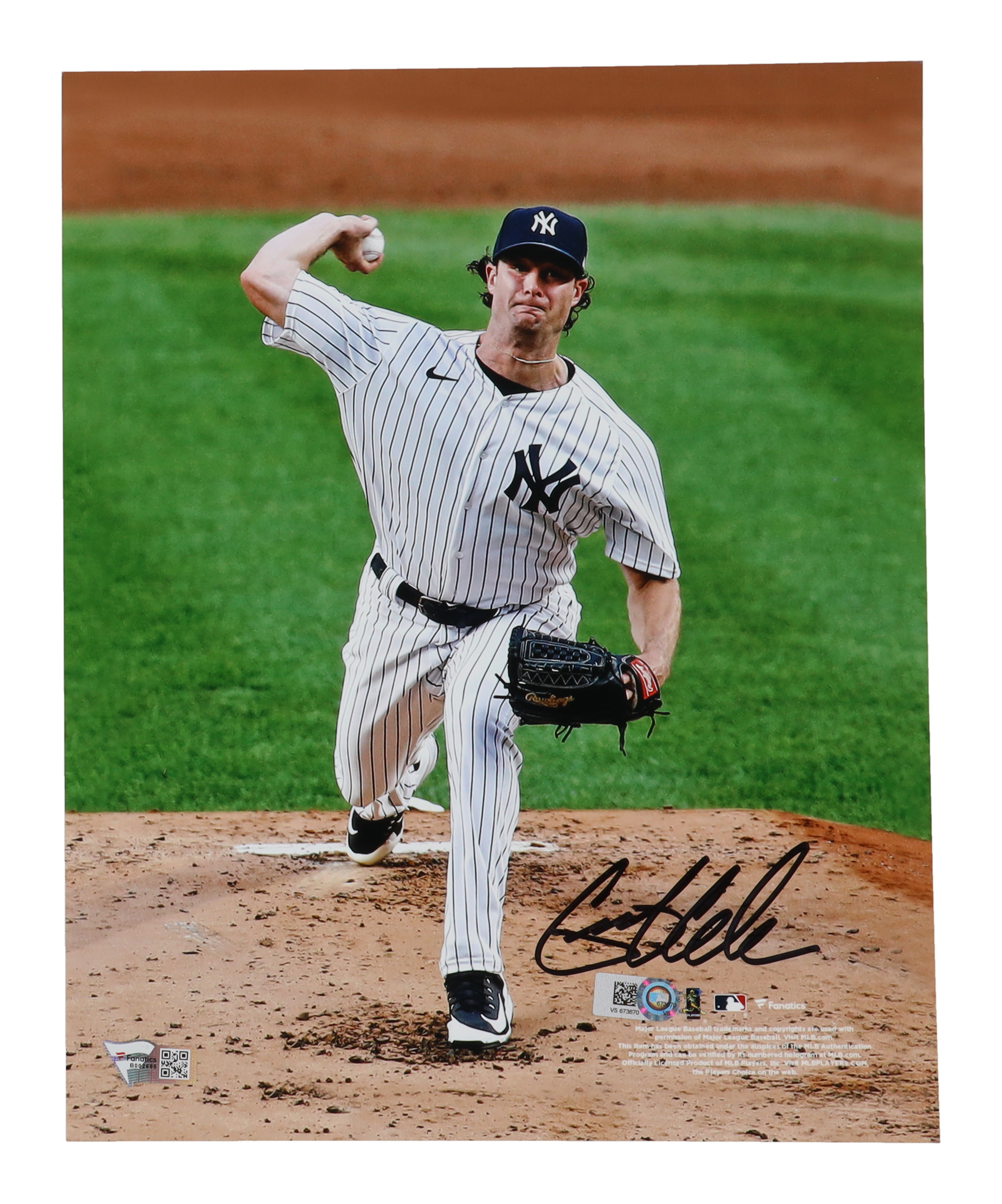 Gerrit Cole Signed Yankees 8x10 Photo (Fanatics & MLB) at PristineAuction.com Gerrit Cole Signed Yankees 8x10 Photo (Fanatics & MLB) at PristineAuction.com