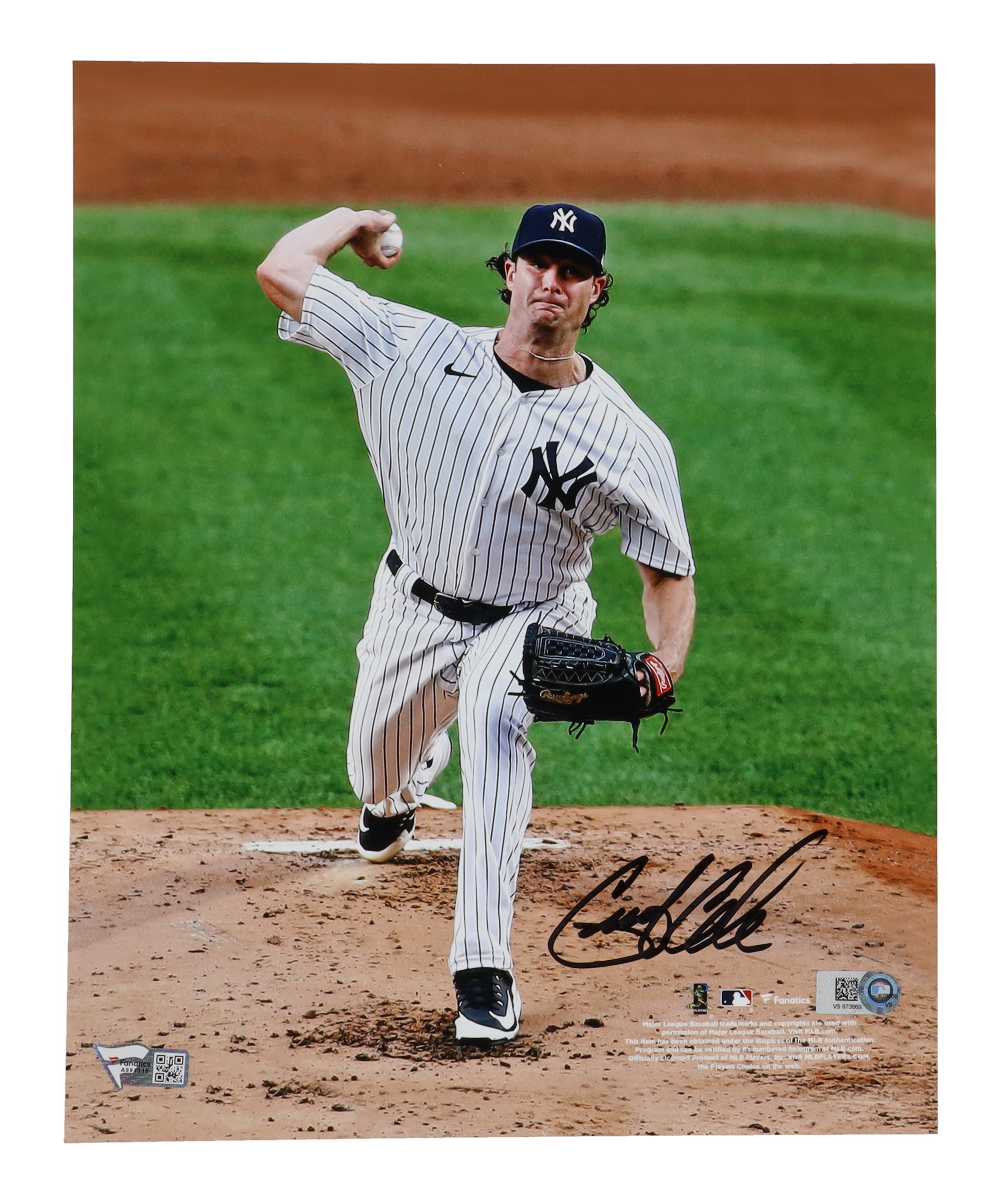Gerrit Cole Signed Yankees 8x10 Photo (Fanatics & MLB) at PristineAuction.com Gerrit Cole Signed Yankees 8x10 Photo (Fanatics & MLB) at PristineAuction.com