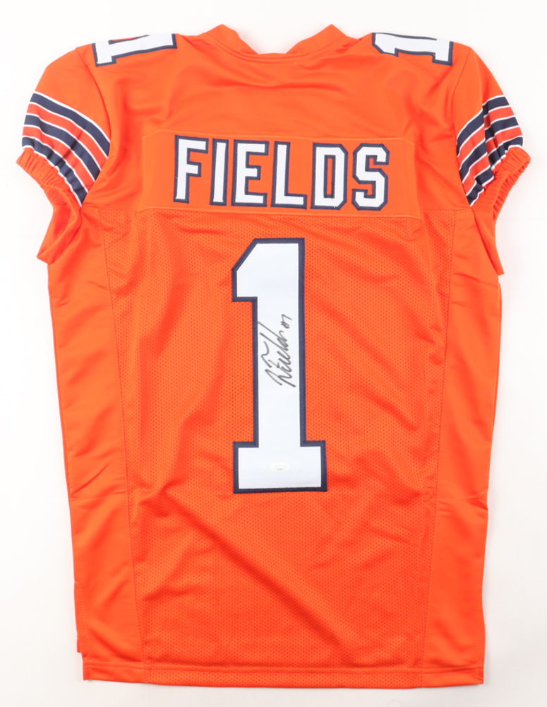 Justin Fields Signed Jersey (JSA) at PristineAuction.com Justin Fields Signed Jersey (JSA) at PristineAuction.com