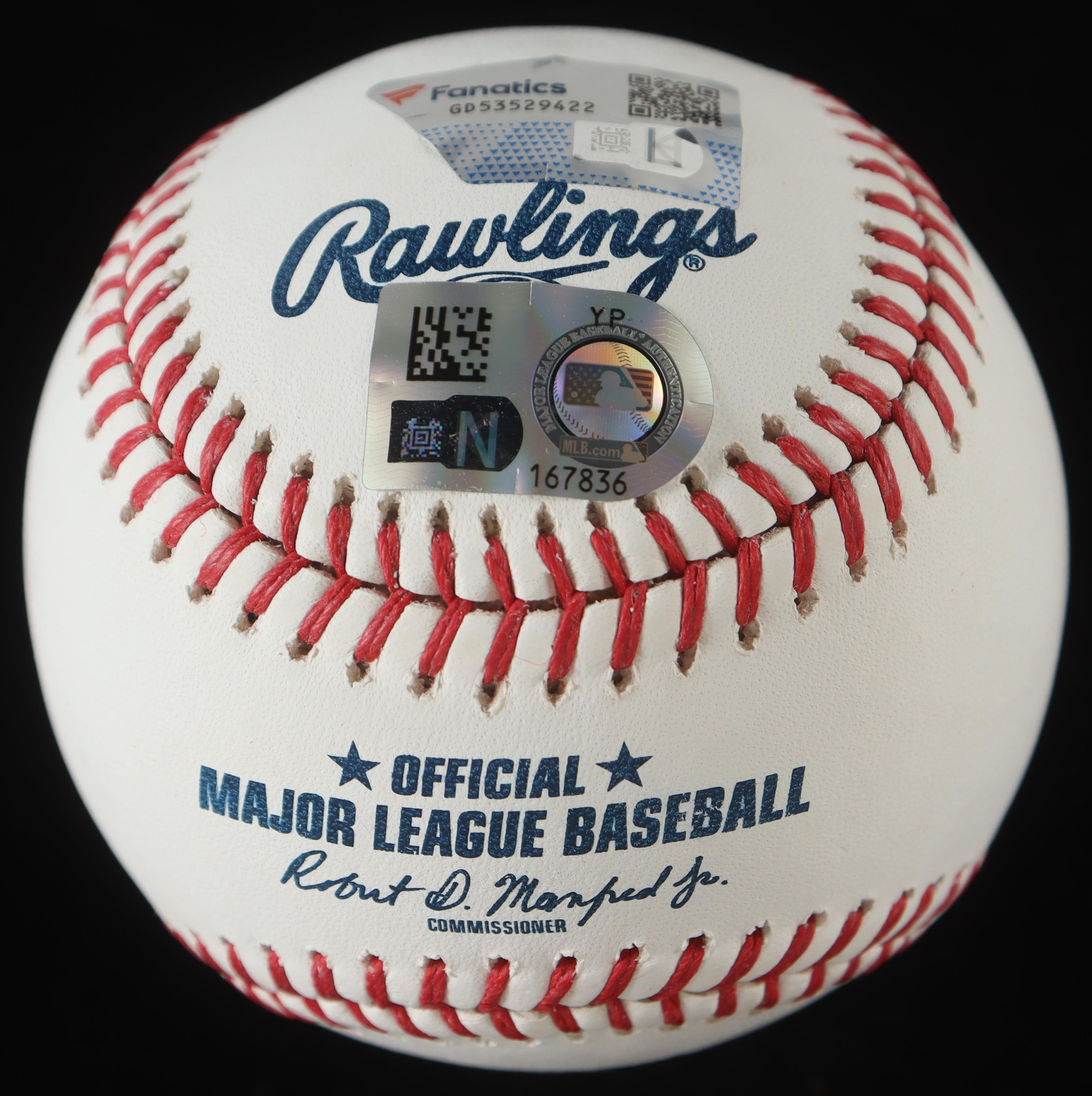 Gerrit Cole Signed OML Baseball Inscribed "23 AL CY" (MLB & Fanatics) at PristineAuction.com Gerrit Cole Signed OML Baseball Inscribed "23 AL CY" (MLB & Fanatics) at PristineAuction.com