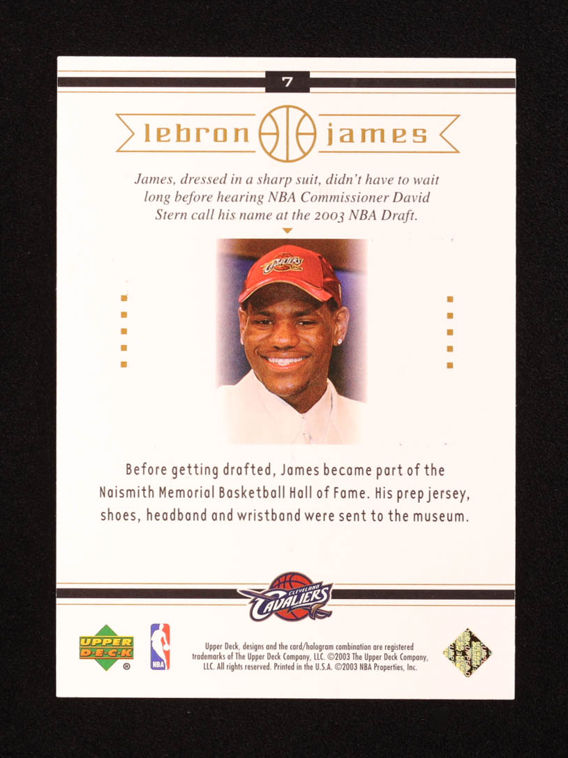 LeBron James 2003 Upper Deck LeBron James Box Set #7 RC / High School Superstar at PristineAuction.com LeBron James 2003 Upper Deck LeBron James Box Set #7 RC / High School Superstar at PristineAuction.com