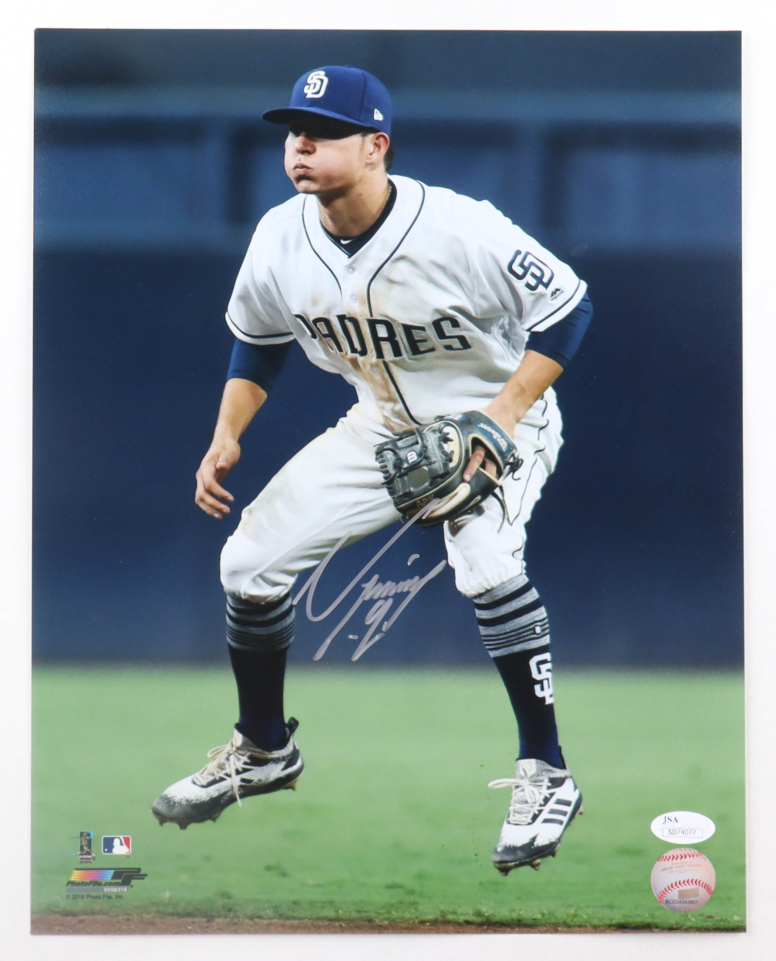 Luis Urias Signed Padres 11x14 Photo (JSA) at PristineAuction.com Luis Urias Signed Padres 11x14 Photo (JSA) at PristineAuction.com