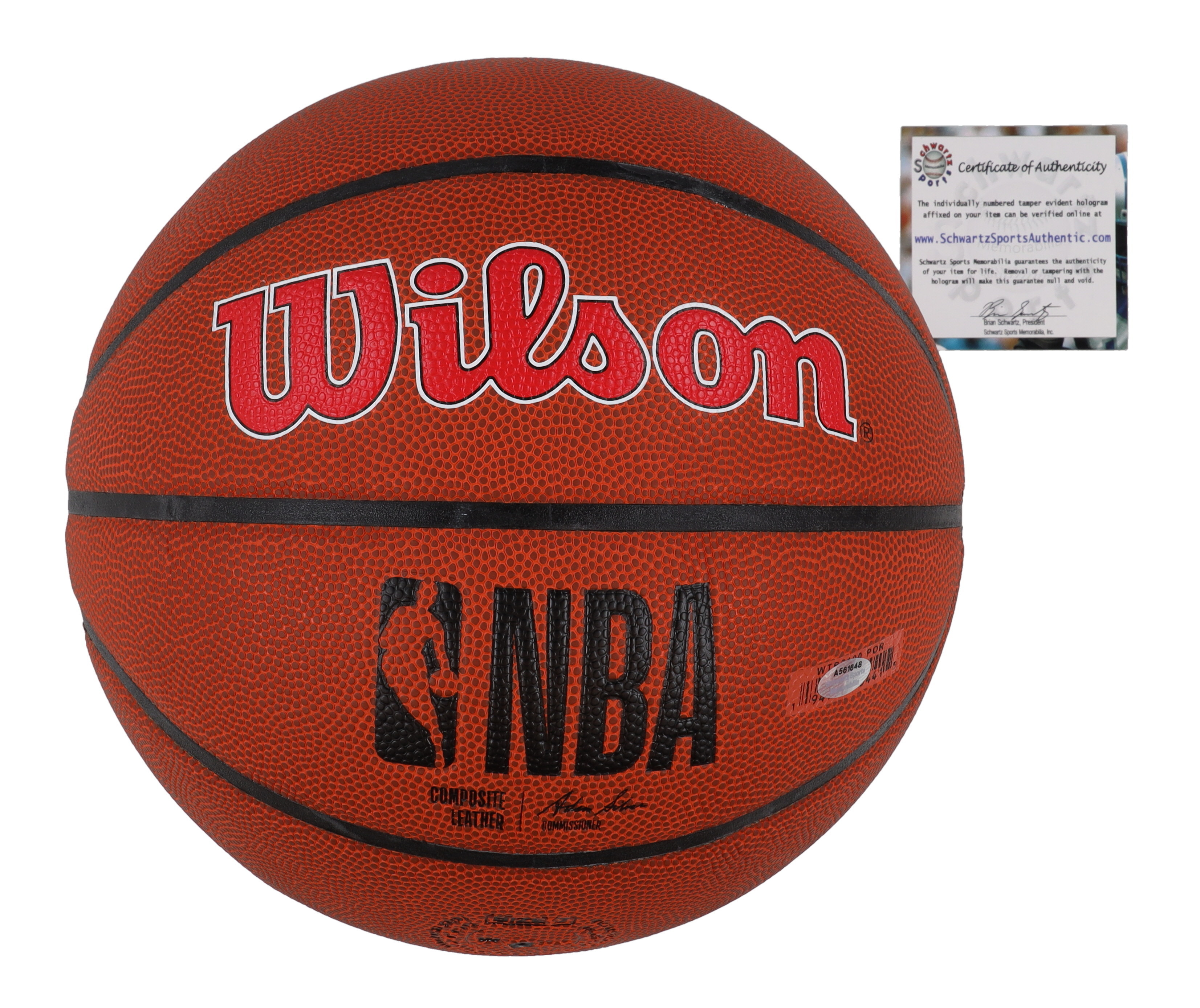 Greg Oden Signed Trail Blazers Logo NBA Basketball (Schwartz) at PristineAuction.com Greg Oden Signed Trail Blazers Logo NBA Basketball (Schwartz) at PristineAuction.com