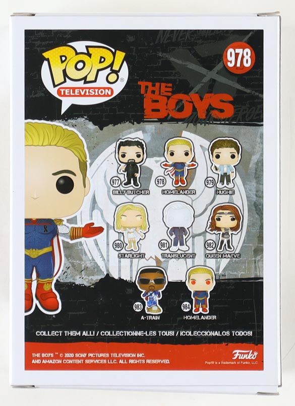 Antony Starr Signed "The Boys" #978 Homelander Funko Pop! Vinyl Figure Inscribed "Homelander" (JSA) at PristineAuction.com Antony Starr Signed "The Boys" #978 Homelander Funko Pop! Vinyl Figure Inscribed "Homelander" (JSA) at PristineAuction.com