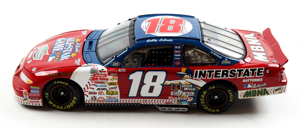 Bobby Labonte LE #18 Interstate Batteries / MLB All-Star Game 2000 Grand Prix 1:24 Die-Cast Car at PristineAuction.com Bobby Labonte LE #18 Interstate Batteries / MLB All-Star Game 2000 Grand Prix 1:24 Die-Cast Car at PristineAuction.com