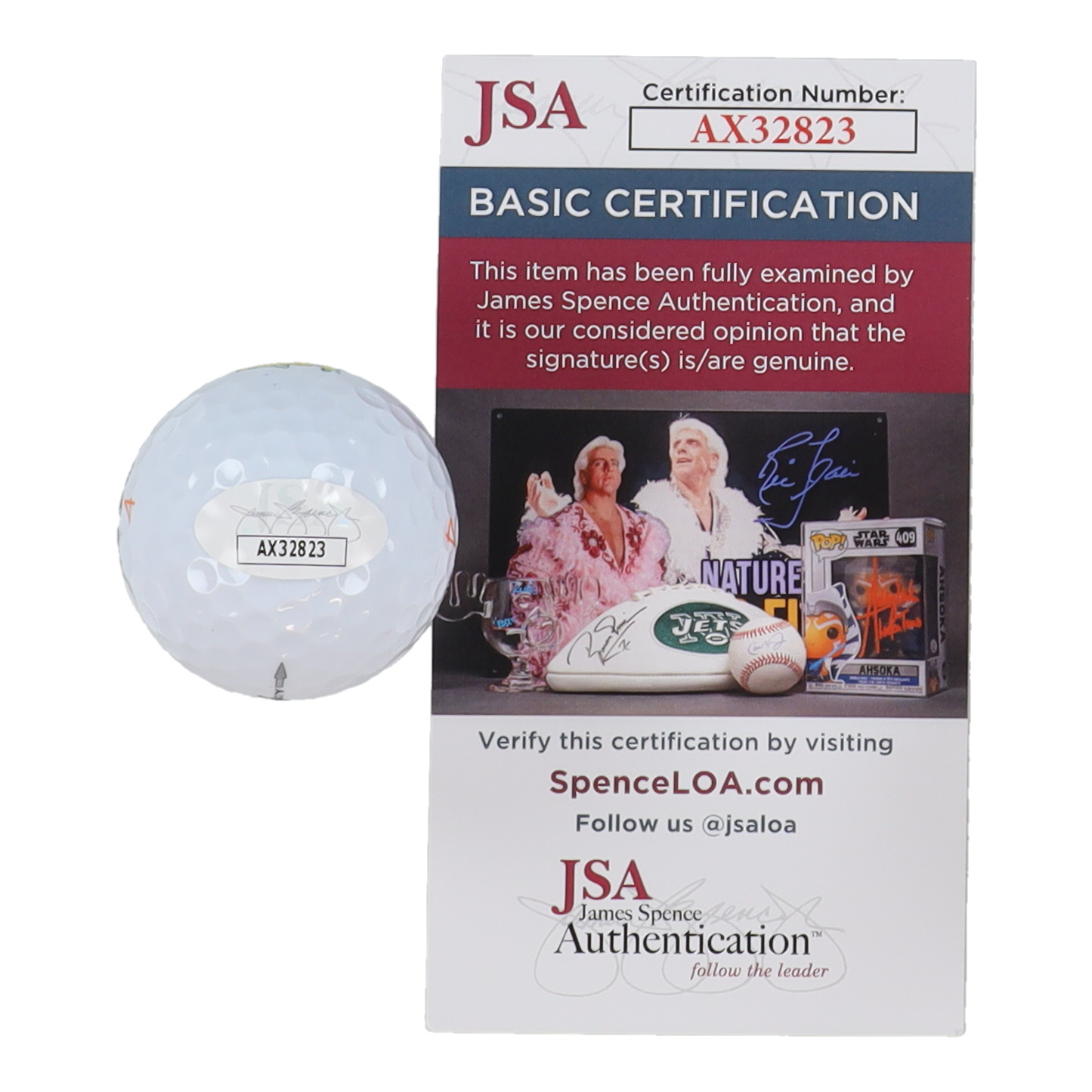 Nick Faldo Signed Masters Logo Golf Ball (JSA) at PristineAuction.com Nick Faldo Signed Masters Logo Golf Ball (JSA) at PristineAuction.com