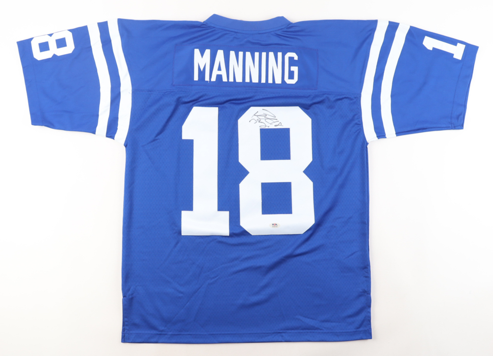 Peyton Manning Signed Colts Jersey (PSA) at PristineAuction.com Peyton Manning Signed Colts Jersey (PSA) at PristineAuction.com