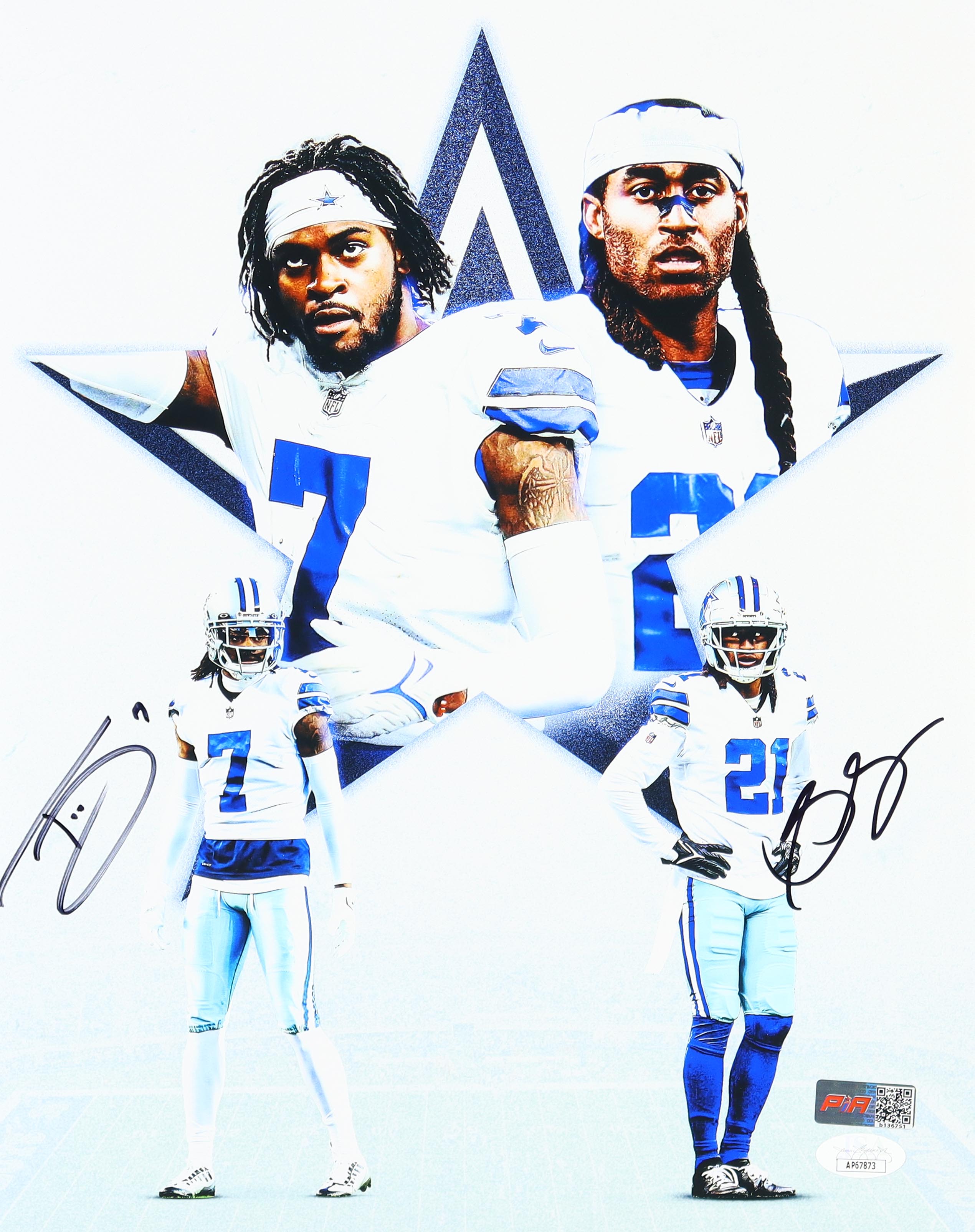 Stephon Gilmore & Trevon Diggs Signed Cowboys 11x14 Photo (JSA & PIA) at PristineAuction.com Stephon Gilmore & Trevon Diggs Signed Cowboys 11x14 Photo (JSA & PIA) at PristineAuction.com