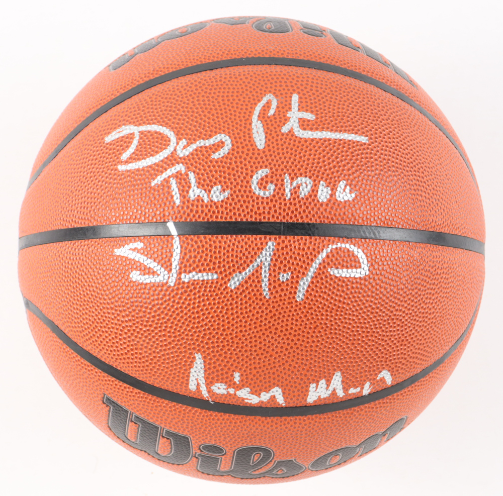 Gary Payton & Shawn Kemp Signed NBA Basketball Inscribed "The Glove" & "Reign Man" (Schwartz) at PristineAuction.com Gary Payton & Shawn Kemp Signed NBA Basketball Inscribed "The Glove" & "Reign Man" (Schwartz) at PristineAuction.com