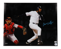 Bernie Williams Signed Yankees 16x20 Photo Inscribed "SDG" (JSA) at PristineAuction.com
