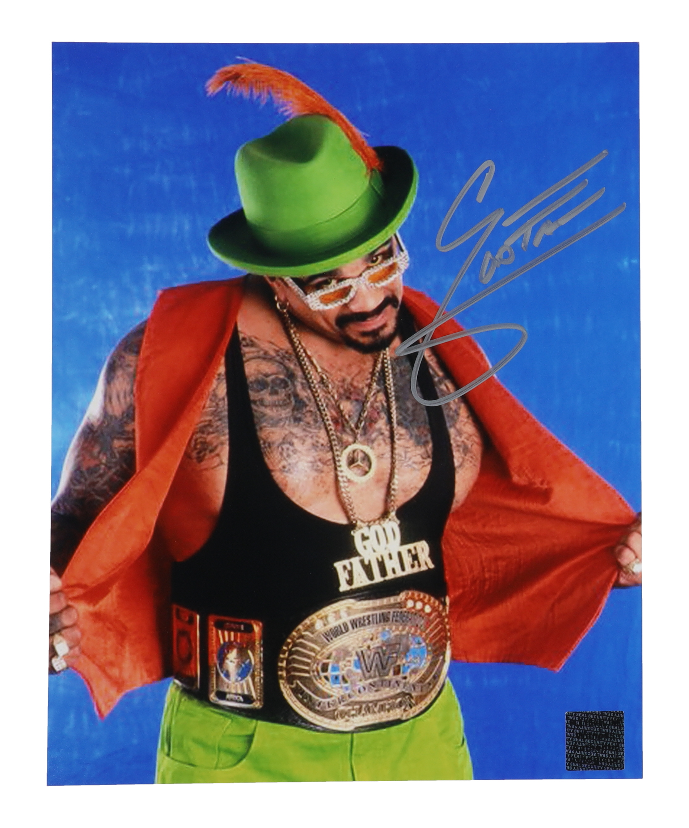 Charles "The Godfather" Wright Signed WWE 8x10 Photo (Playball Ink) at PristineAuction.com Charles "The Godfather" Wright Signed WWE 8x10 Photo (Playball Ink) at PristineAuction.com