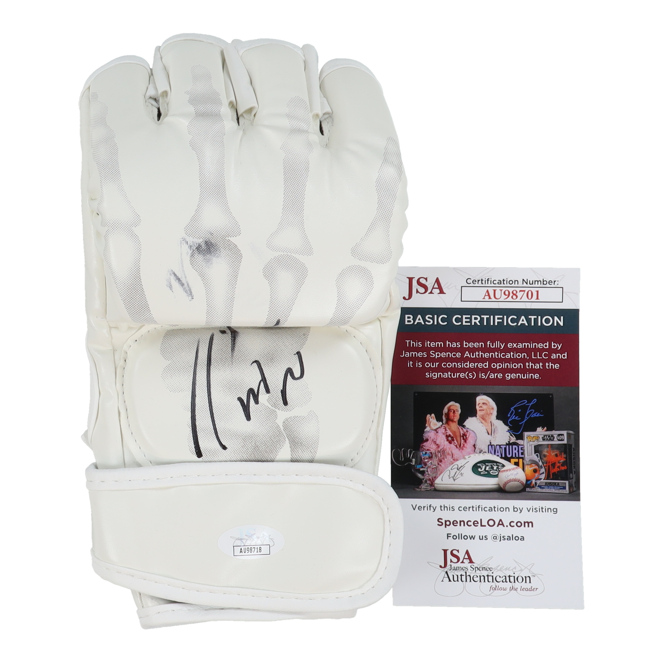 Nick Diaz Signed MMA Glove (JSA) at PristineAuction.com Nick Diaz Signed MMA Glove (JSA) at PristineAuction.com