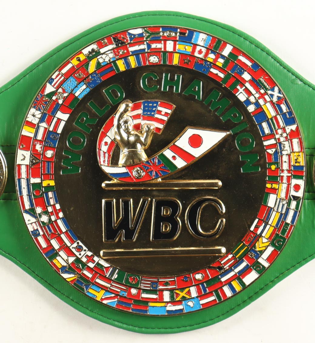 Ryan Garcia Signed WBC Championship Belt (Beckett) at PristineAuction.com Ryan Garcia Signed WBC Championship Belt (Beckett) at PristineAuction.com