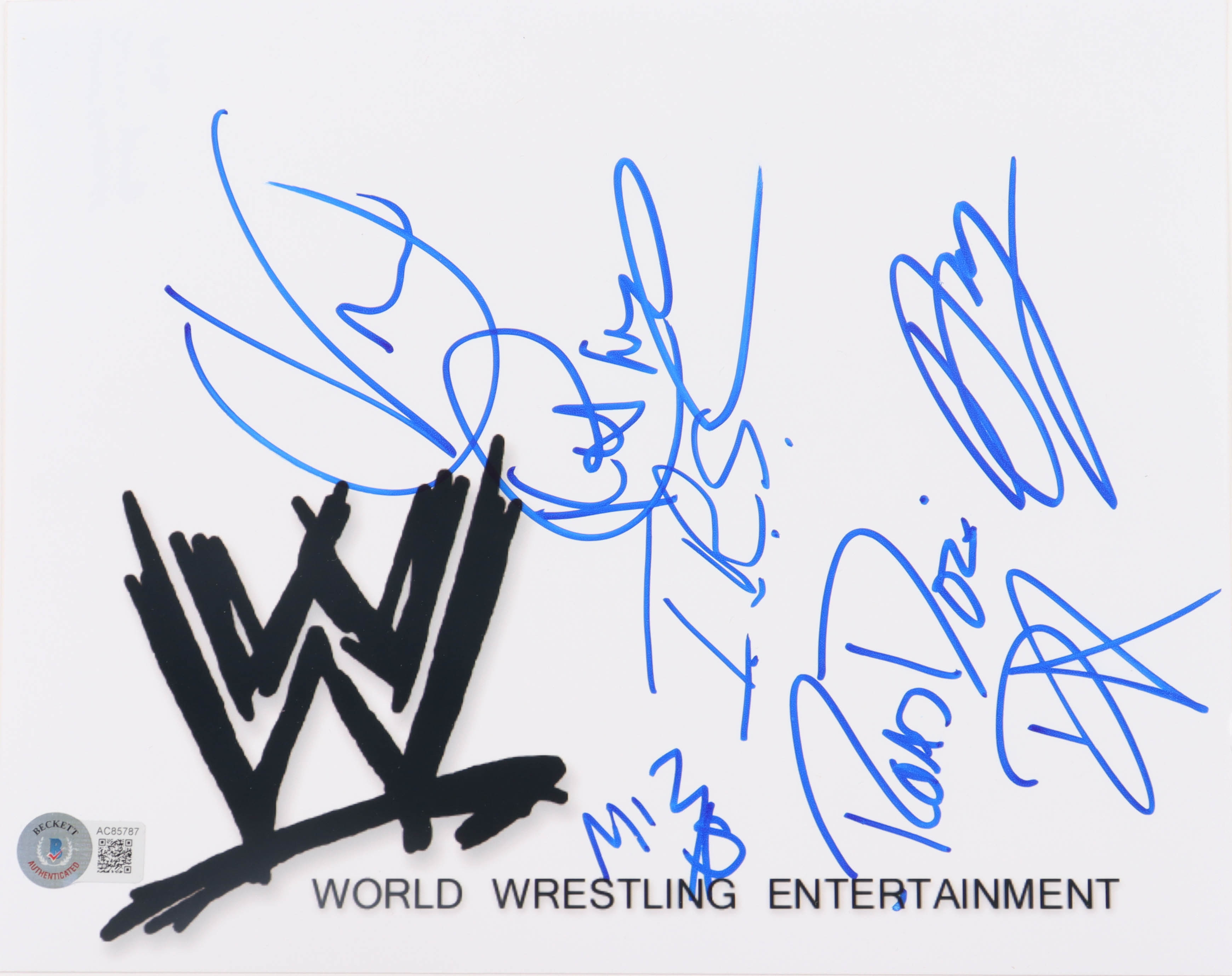 WWE Legends 8x10 Photo Signed by (6) with Miz, IRS, Road Dogg, Darren Young (Beckett) at PristineAuction.com WWE Legends 8x10 Photo Signed by (6) with Miz, IRS, Road Dogg, Darren Young (Beckett) at PristineAuction.com