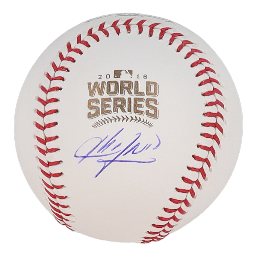 Aroldis Chapman Signed Official 2016 World Series Baseball (Schwartz) at PristineAuction.com Aroldis Chapman Signed Official 2016 World Series Baseball (Schwartz) at PristineAuction.com